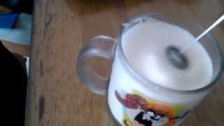 Aerolatte Review Frothing Cold Milk In Under 1 Minute [upl. by Ahcorb]