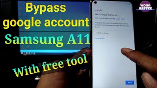 Frp bypass samsung A11 Android 10 [upl. by Weirick604]