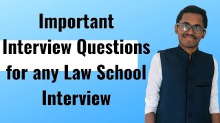 Law School Interview Questions  100 Guaranteed Results [upl. by Galvan]